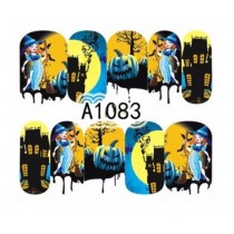 One-Stroke-Sticker/ Wraps Wasserlöslich Halloween A-1083