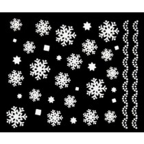 Sticker selbstklebend - Snowflake Glitter - TL16