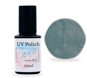 10ml Gel Polish Glitter Grey