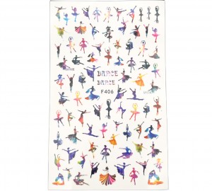 Sticker Dance - Selbstklebend - XL Bogen 