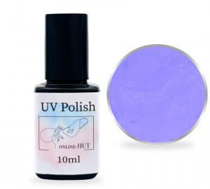 10ml Gel Polish Glitter Silky Violet