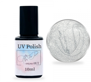 12ml Gel Polish Glitter Silver Star