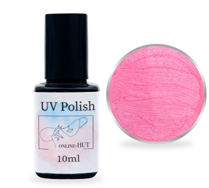 12ml Gel Polish Glitter Cotton Candy Pink
