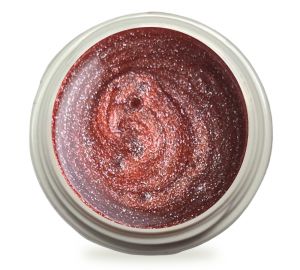 5ml UV Exclusiv Farbgel Glitter Bordeaux Fine