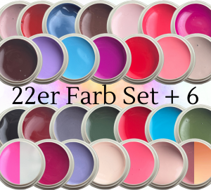 22er Farbgel Set + 6 