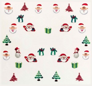 One-Stroke-Wraps -Nachtleuchtend- Weihnachten