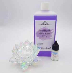Dappen Dish Flower & Acryl Liquid Geruchsarm 500ml + Geruchskiller 10ml
