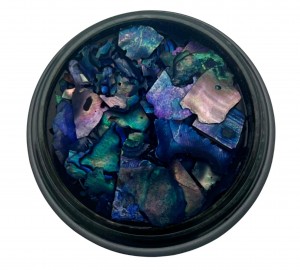 Muschel Splitter Groß - Blau