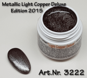 5ml UV Exclusiv Farbgel Edition 2015 Metallic Light Copper Deluxe