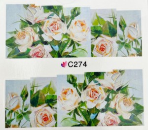 Tattoo-Wraps White Rose C274