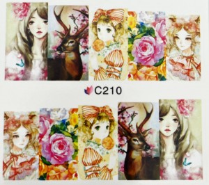 Tattoo-Wraps Rose/Deer C210