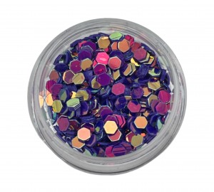 6eck Shapes - Violett irisierend