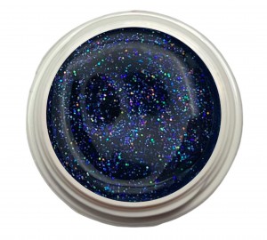 5ml UV Exclusiv Glittergel Lila Multi