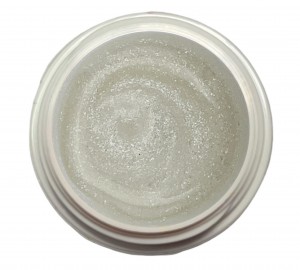 5ml UV Exclusiv Glittergel White