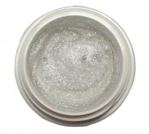 5ml UV Exclusiv Glittergel Weiss