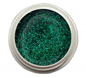 5ml UV Exclusiv Glittergel Green