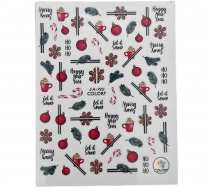 Sticker Christmas1 - Selbstklebend - XL Bogen 
