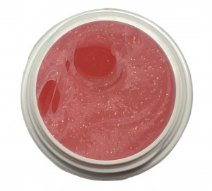 Poly Acrylgel Rosy Gold Glitter 30ml