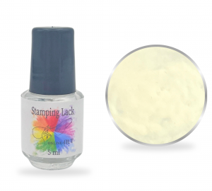 Stamping Lack Creme Weiß