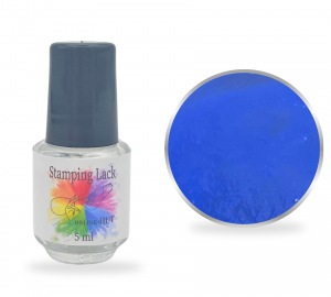 Stamping Lack Neon Blau