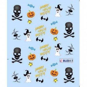 One-Stroke-Sticker/ Wraps Wasserlöslich Halloween BLE-917