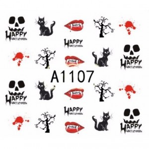One-Stroke-Sticker/ Wraps Wasserlöslich Halloween A-1107