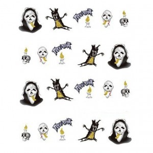 One-Stroke-Sticker/ Wraps Wasserlöslich Halloween BJC-038