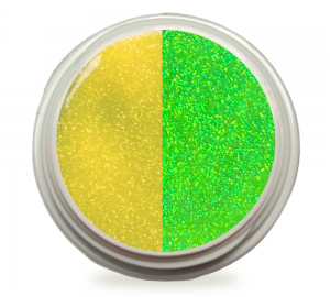 5ml UV Exclusiv Thermo Farbwechselgel Neon Grün-Neon Gelb