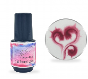 5ml Aquarellfarbe Weinrot in Pinselflasche