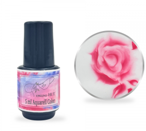 5ml Aquarellfarbe Erdbeer in Pinselflasche