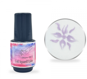5ml Aquarellfarbe Flieder in Pinselflasche