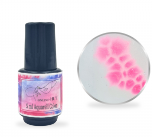 5ml Aquarellfarbe Pink-Gold Metallic in Pinselflasche