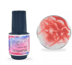 5ml Aquarellfarbe Lachs in Pinselflasche