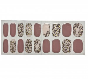 UV Polish Strip - light brown Leopard