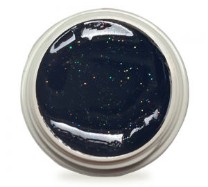 5ml Glitter Black Rainbow