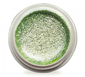 5ml UV Farbgel Chrome Stars Green Secco