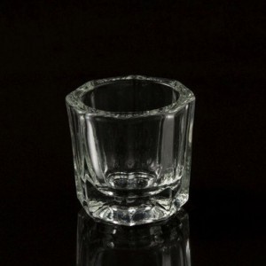 Kleines Glas Dappen Dish – für Acryl-Nägel