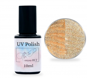 Funky Glam Gel Polish Dark Gold