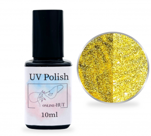 Funky Glam Gel Polish Gold