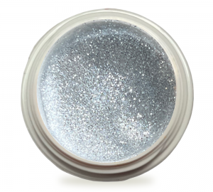 5ml UV Farbgel Glitzer Silber 