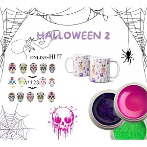 Colorful Halloween Set – Día de los Muertos trifft Glitzer-Nägel
