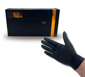 100 Nitril Handschuhe Schwarz Größe M