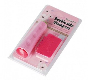 KONAD Doppel Stempel + Schaber Set Gross
