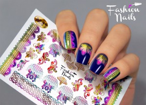 Nail-Wraps Metallic Nr. 