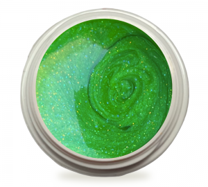 5ml UV Exclusiv Farbgel Magic Shine Hellgrün Glitzer
