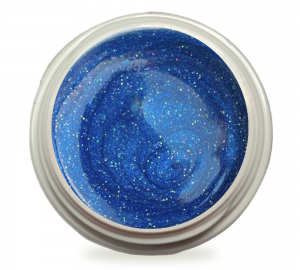 5ml UV Exclusiv Farbgel Magic Shine Nachtblau Glitzer