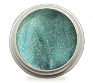 5ml UV Exclusiv Farbgel Magic Shine Olivgrün Glitzer