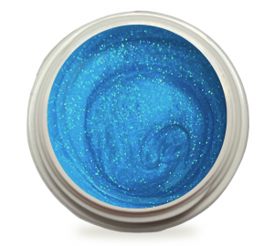 5ml UV Exclusiv Farbgel Magic Shine Türkis Glitzer