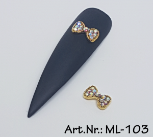 Overlays / 3D Nagelschmuck Schleife 2 Stk. Nr. 103