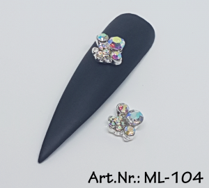 Overlays / 3D Nagelschmuck Diamant 2 Stk. Nr. 104